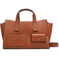 Tous for woman. 2002437844 Brown Back to Basics Bowling Bag (OSFA), Beige, Casual, Polyurethane