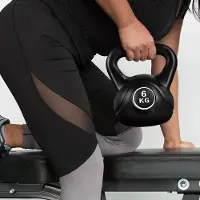 24hShop Yaheetech Kahvakuula 6 kg – Ergonominen Kettlebell Voimaharjoitteluun, Fitnessiin ja Kotitreeniin