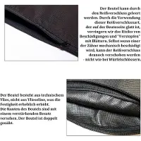INF Yleiskäyttöinen lehtipuhaltimen pussin korvaus vetoketjulla Einhell GE-CL 36 Li E-Solo & Gardenic Hof 3000W -malleille