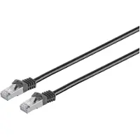 Microconnect Cat7 S/FTP RJ45 15m -verkkokaapeli, musta
