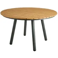 Brafab Bam Bo Ruokapöytä Ø120 cm Bambu/Nordic Green
