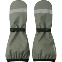 Reima Kids' Rain Mittens Puro Greyish Green Arkihanskat 4
