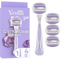 Gillette Venus ComfortGlide Breeze partakone + vaihtopäät 4 kpl