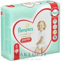 Pampers Premium Care Pants Size 6 kertakäyttöiset housuvaipat 13 - 19 kg 31 kpl