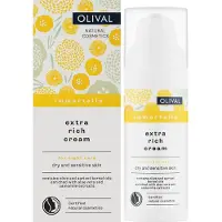 OLIVAL Immortelle Extra Rich Cream ravitseva yövoide herkälle ja kuivalle iholle 50 ml