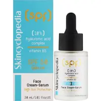 Skincyclopedia 10% Hyaluronic Acid Complex + Vitamin B5 voidemainen seerumi SPF 50 30 ml