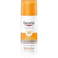 Eucerin Sun Pigment Control Tinted hyperpigmentaatiota ehkäisevä suojaemulsio SPF 50+ sävy Medium 50 ml