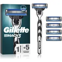 Gillette Mach3 - Partaveitsi + 5 päätä