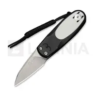 CIVIVI Purr C25054-2, Stonewashed Nitro-V, Black/White G10 pocket knife, Ostap Hel design