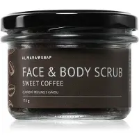 Almara Soap Face & Body Scrub sokerikuorinta vartalolle ja kasvoille tuoksuva Sweet Coffee 110 g