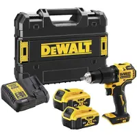 DeWalt Iskupora / ruuvinväännin DCD709M2T; 18 V; 2x4,0 Ah akku