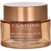Clarins Extra-Firming Jour Lift Effect, Wrinkle-Smoothing Day Cream SPF15, All Skin Types, 50ml