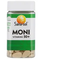 Sana-Sol Monivitamiini 50+ 120 tabl. ravintolisä