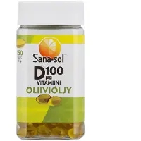 Sana-Sol D-vitamiini Oliiviöljy 100 mikrog