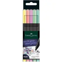 Faber-Castell Grip Finepen - fineliner - pastel colours (pack of 5)