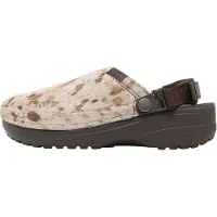 Crocs Puukengät & -jalkineet 'Classic' cappuccino / tummanruskea