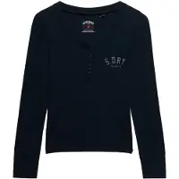 Superdry Athletic Button Down Pitkähihainen T-paita