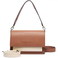 Tous for woman. 2002358243 Shoulder bag M Audree Saffiano brown (OSFA), Casual, Fabric