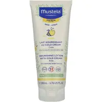 Mustela Ravitsemusmaito kylmävoiteella ja luomuhunaja-astiakuorella kuivalle iholle 200 ml