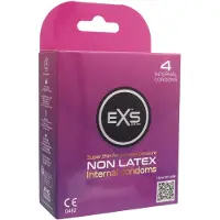 Exs Internal Condom - lateksiton naisten kondomi (4 kpl)
