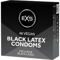 Exs Black - musta kondomi (48 kpl)