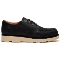 Timberland for man. TB0A43JGW021 Britton Mills Black Leather Shoes (41.5), Flat, Laces, Casual