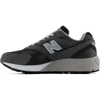 New Balance unisex. U880RV1_LI 880R dark grey leather trainers (40), Flat, Split Leather, Laces, Casual