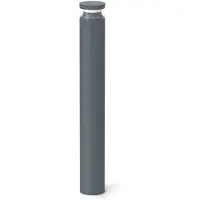 Ideal Lux Led pylväsvalaisin Boeing, Alumiini/harmaa/sinkki, Metalli
