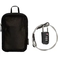 Pacsafe Prosafe 1000 Combination Lock Black Matkaturvallisuus One Size