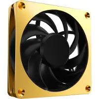 Alphacool Apex Stealth Metal Fan - 2000 rpm - Gold, 120mm PWM-laitetuuletin