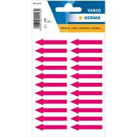 Herma Arrow labels luminous red 38x7mm 88 pcs., Punainen, 84 x 120 mm, 4 arkkia (4143)