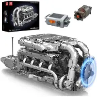 Mould King 10168 V8 -moottori – Moottorit -sarja