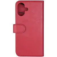 Ginza.se Wallet MagSeries, iPhone 16 Plus -lompakkokotelo, Punainen