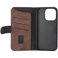 Ginza.se Wallet MagSeries, iPhone 16 Pro -lompakkokotelo, Ruskea