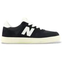 New Balance unisex for kids. PST500V1 T500 Lace black leather trainers (30), Flat, Suede, Laces, Casual, children's fashion