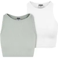Urban Classics Cropped Rib Hihaton Toppi 2 Yksiköt