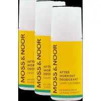 Moss & Noor After Workout Deodorant Crispy Cucumber 3 Pack - Nude - ONE SIZE