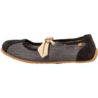 El naturalista for woman. 25936C101005_001 Shoes N5936C Ondina black (41), Fabric, Flat, Laces, Casual