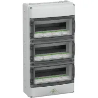 Spelsberg Ryhmätaulu AK 42, 3x14 moduulia KxSxK: 600x315x155 mm IP 65 Polykarbonaatti, vaaleanharmaa RAL 7035
