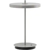 UMAGE Led pöytävalaisin Asteria Move, himmennettävä, Alumiini/harmaa/sinkki, Olohuone/ruokailutila, Metalli, Design