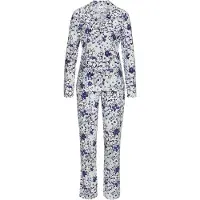s.Oliver Pyjama pastellinsininen / valkoinen