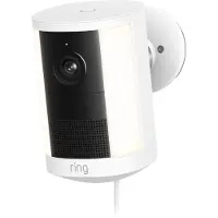 Ring Spotlight Cam Pro Plug-In 2K -valvontakamera, valkoinen