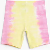 Desigual Leggingsit keltainen / vaalea pinkki