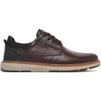 Pikolinos for man. M8D-4292C1 Dark brown Bilbao leather shoes (45), Flat, Laces, Casual