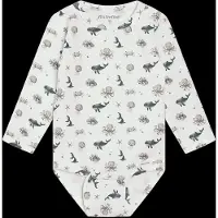Minymo Body Ls Aop - Cream - 56
