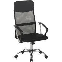 Black Red White Toimistotuoli Alex, 61x60x107-117 cm, musta
