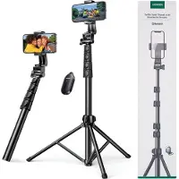 UGREEN selfie stick with stand and remote control LP680 1.8m (black)