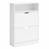 Vasagle Kenkähylly, 24x80x102 cm, Valkoinen, Jalanõude kapp, VASAGLE, 24x80x102 cm, Valge