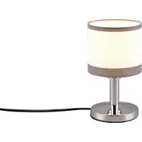 RL LIVE YOUR LIGHT Davos pöytävalaisin E14 22cm kromi/valkoinen