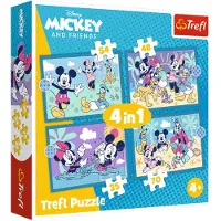 Trefl DISNEY Palapelisetti 4in1 Mikki ja Minni